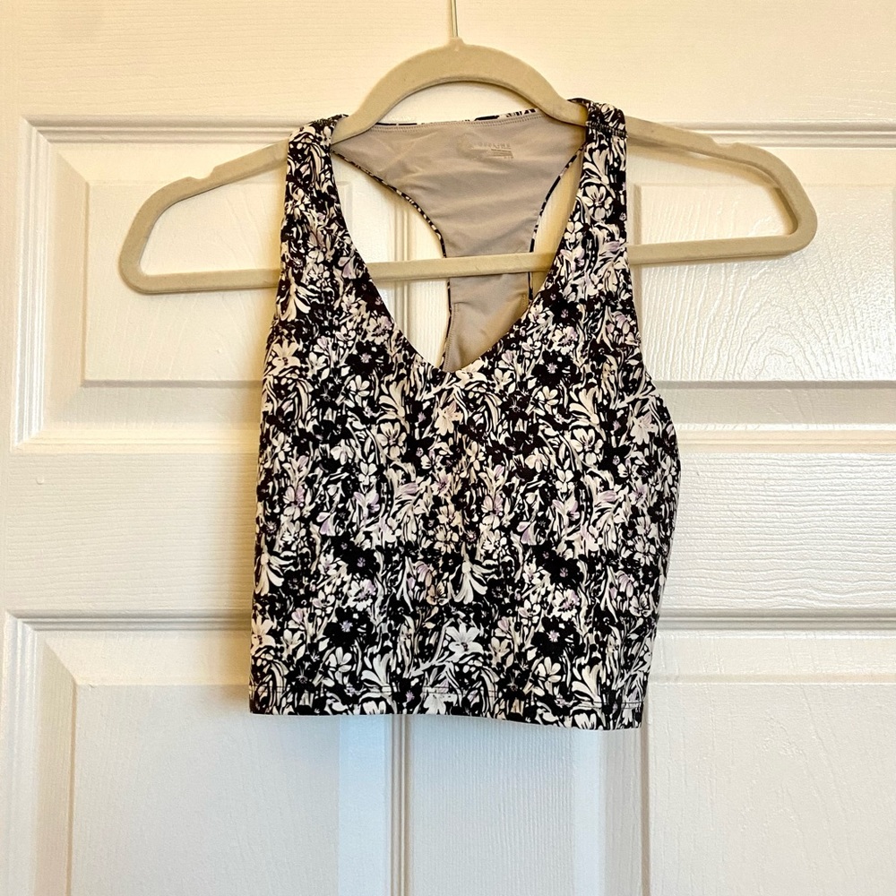 Aerie Offline Matching Floral Sports Bra and Leggings